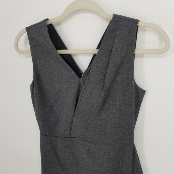 Banana Republic Gray Career Sheath Dress 00P - Picture 3 of 9